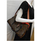 LOUIS VUITTON Tuileries Monogram Canvas Tote Shoulder Bag Red