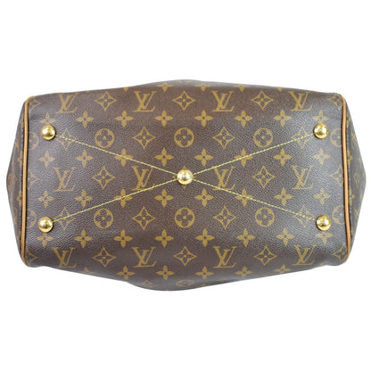 LOUIS VUITTON Tivoli GM Monogram Canvas Shoulder Bag Brown