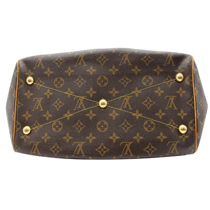 LOUIS VUITTON Tivoli GM Monogram Canvas Shoulder Bag Brown