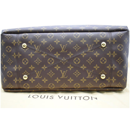 LOUIS VUITTON Artsy MM Monogram Canvas Shoulder Bag Brown