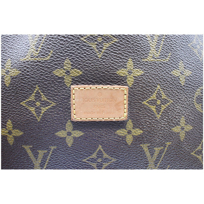 LOUIS VUITTON Saumur 30 Monogram Canvas Shoulder Bag Brown