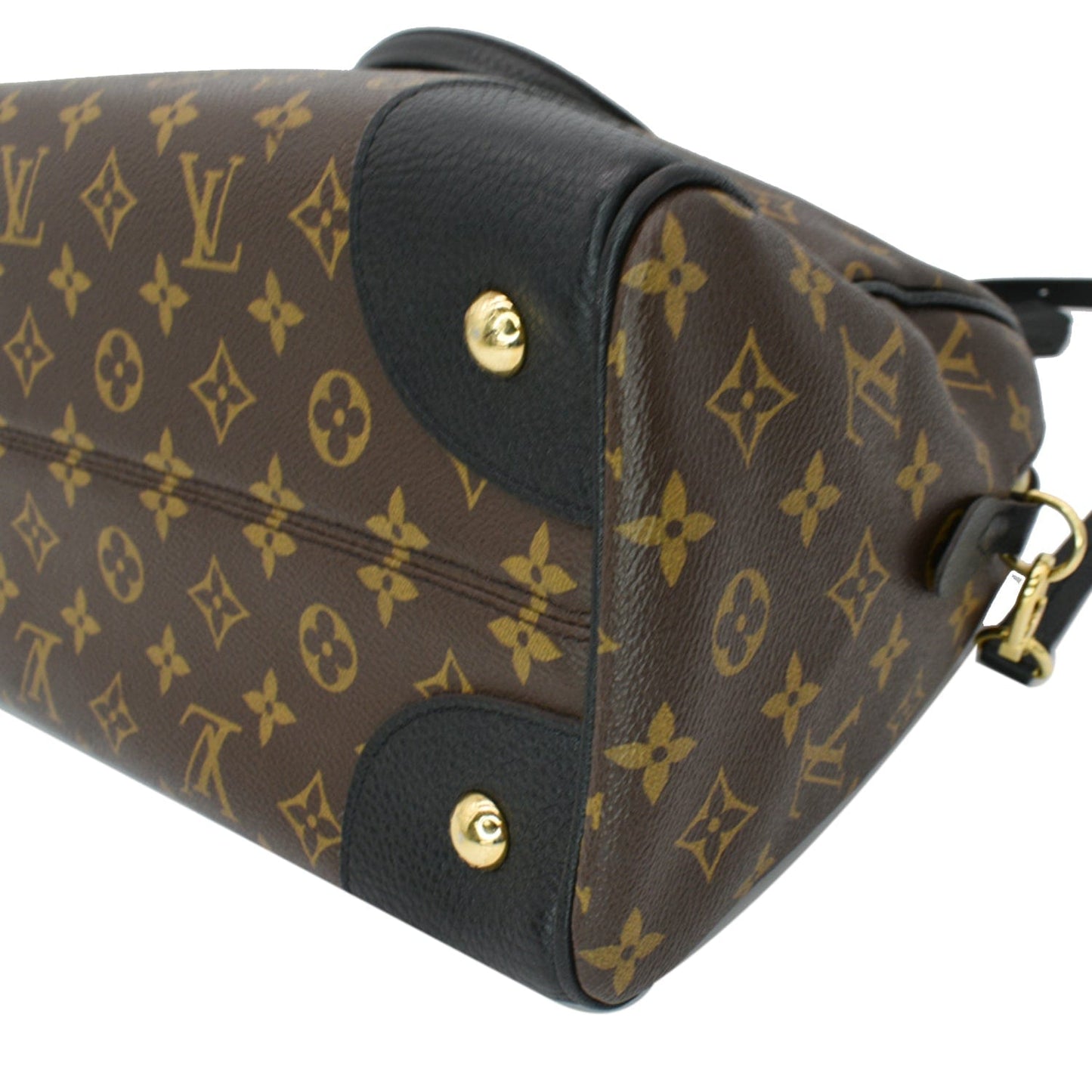 LOUIS VUITTON Retiro NM Monogram Canvas Shoulder Bag Noir