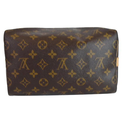 LOUIS VUITTON Speedy 25 Bandouliere Monogram Canvas Shoulder Bag Brown