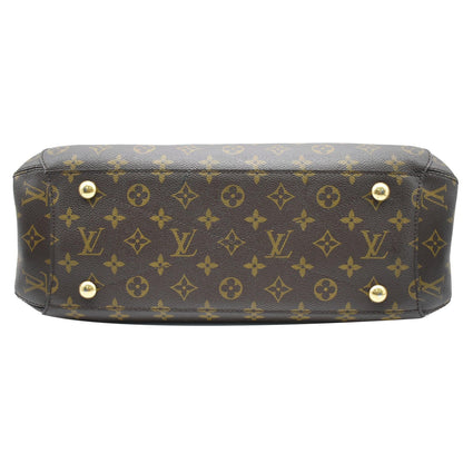 LOUIS VUITTON Montaigne GM Monogram Canvas Shoulder Bag Brown