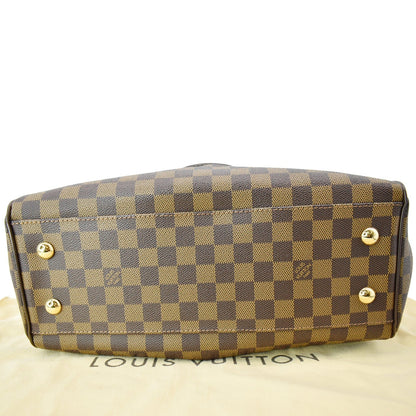 LOUIS VUITTON Trevi PM Damier Ebene Shoulder Bag Brown