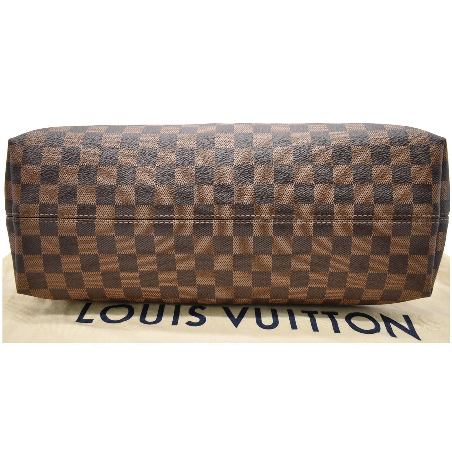 LOUIS VUITTON Graceful MM Damier Ebene Shoulder Bag Brown