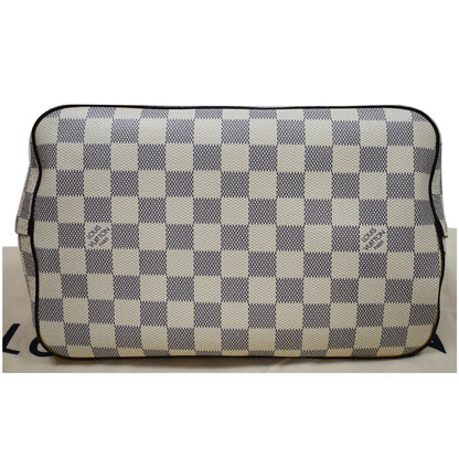 LOUIS VUITTON Neonoe MM Damier Azur Shoulder Bag Pineapple