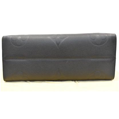 LOUIS VUITTON Onthego GM Monogram Empreinte Shoulder Bag Black