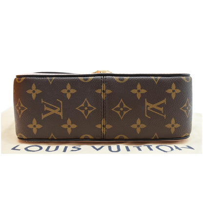 LOUIS VUITTON Cherrywood BB Patent Leather Shoulder Bag Rose Ballerine