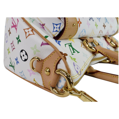 LOUIS VUITTON Rita Multicolor Monogram Shoulder Bag White