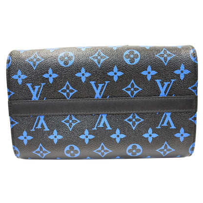 LOUIS VUITTON Speedy Amazon PM Monogram Canvas Shoulder Bag Blue Noir