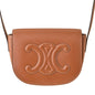 Céline Folco Cuir Triomphe Calfskin Tan Shoulder Bag