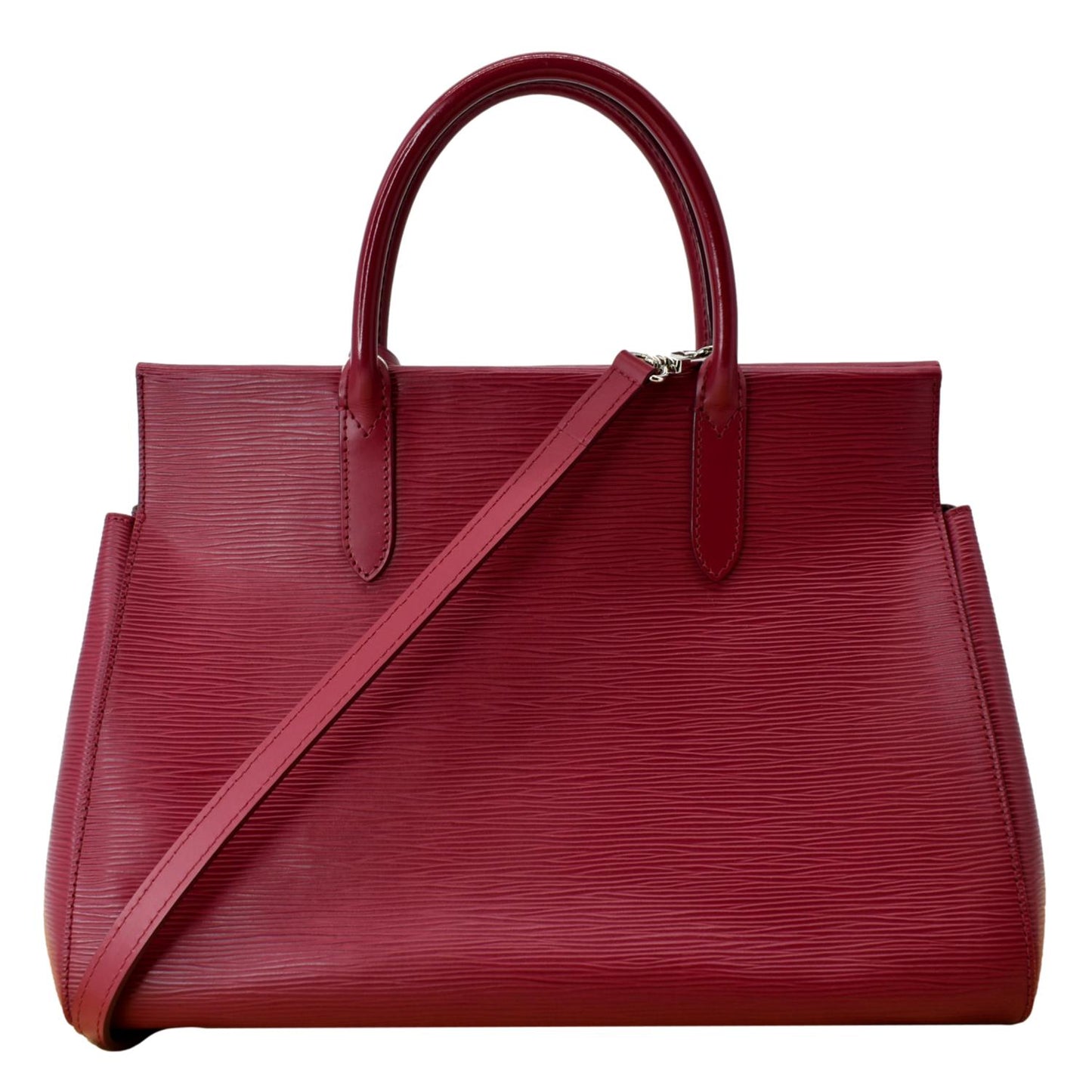 LOUIS VUITTON Marly MM Epi Leather Shoulder Bag Red