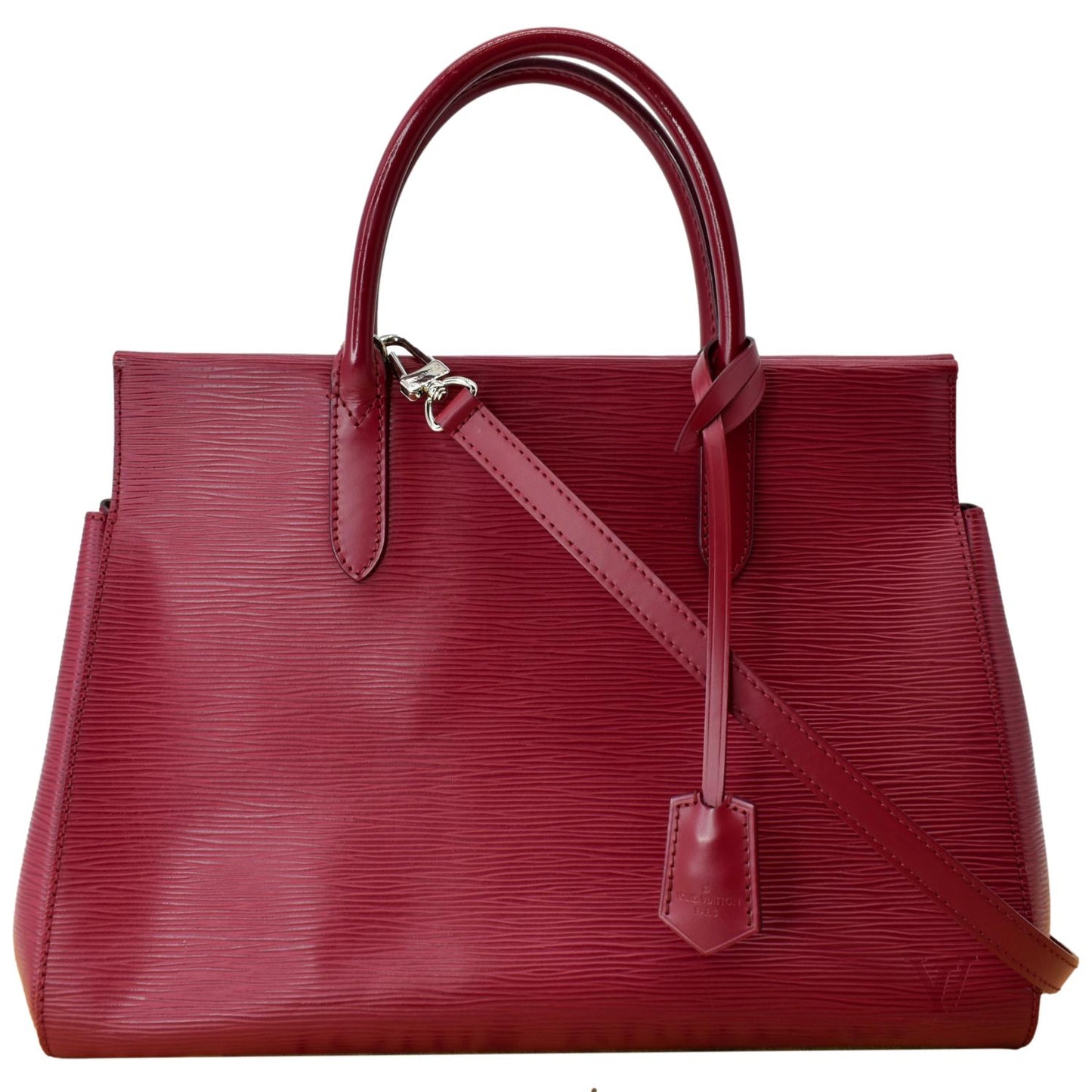 LOUIS VUITTON Marly MM Epi Leather Shoulder Bag Red