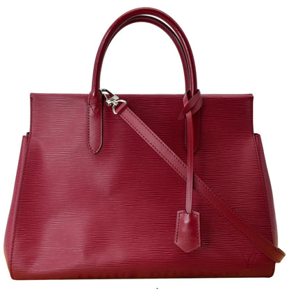 LOUIS VUITTON Marly MM Epi Leather Shoulder Bag Red