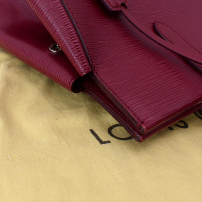 LOUIS VUITTON Marly MM Epi Leather Shoulder Bag Red