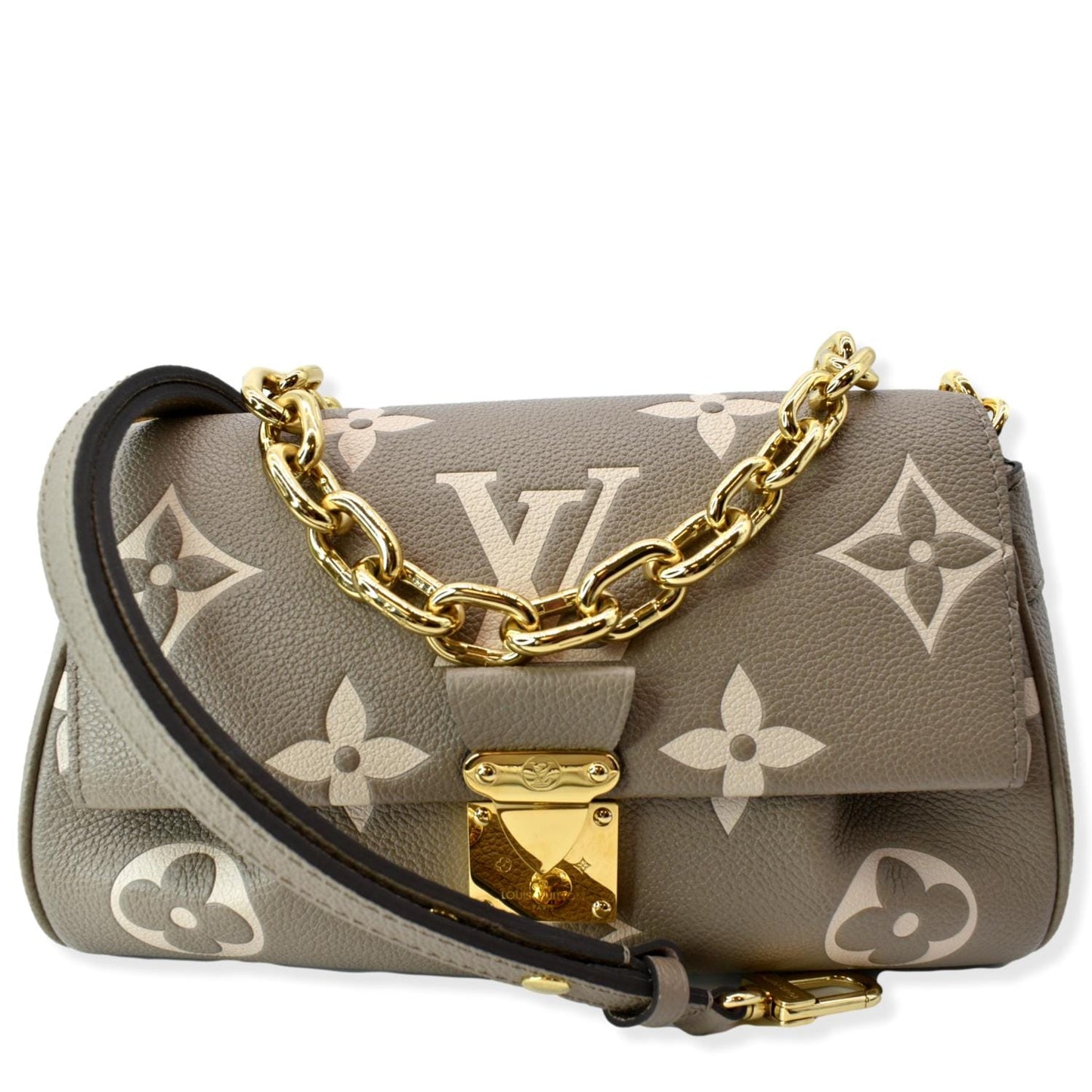 LOUIS VUITTON Favorite NM Monogram Empreinte Shoulder Bag Bicolor