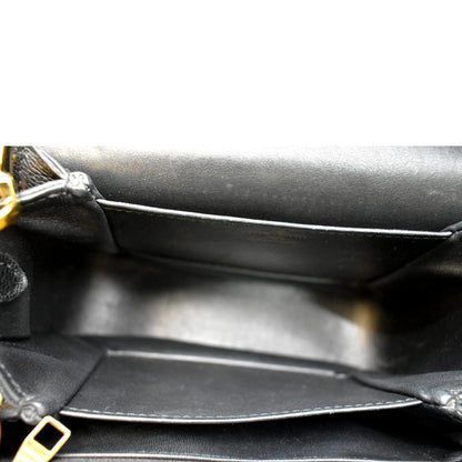 LOUIS VUITTON Vivienne NM Grained Calfskin Leather Shoulder Bag Black