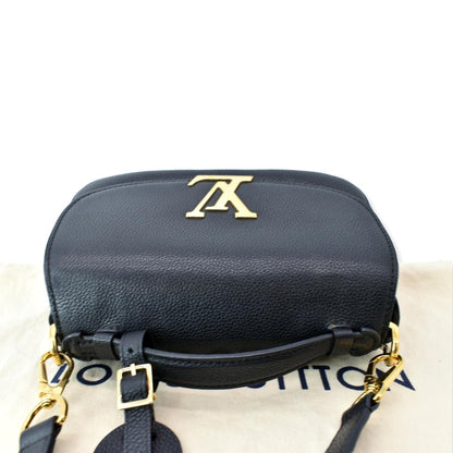 LOUIS VUITTON Vivienne NM Grained Calfskin Leather Shoulder Bag Black