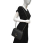 LOUIS VUITTON LV Twist MM Grained Epi Shoulder Bag Black