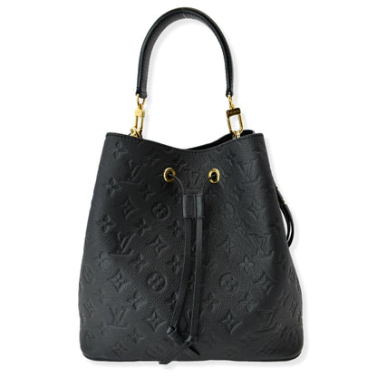 LOUIS VUITTON NeoNoe MM  Monogram Empreinte Shoulder Bag Black