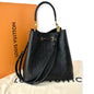 LOUIS VUITTON NeoNoe MM  Monogram Empreinte Shoulder Bag Black