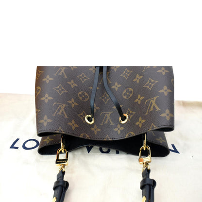 LOUIS VUITTON NeoNoe MM Monogram Canvas Shoulder Bag Brown
