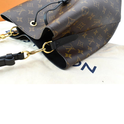 LOUIS VUITTON NeoNoe MM Monogram Canvas Shoulder Bag Brown