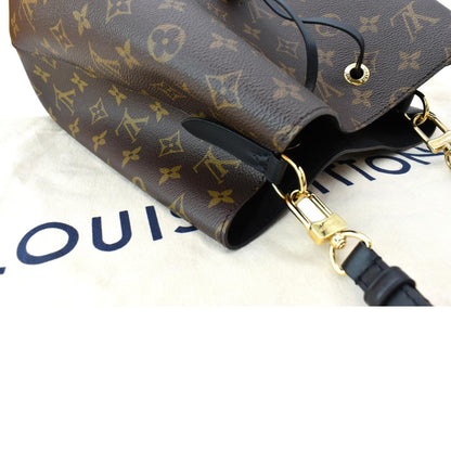 LOUIS VUITTON NeoNoe MM Monogram Canvas Shoulder Bag Brown