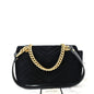 GUCCI GG Marmont Mini Velvet Shoulder Bag Black 446744