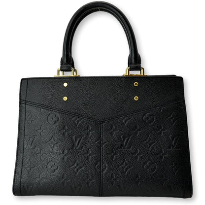 LOUIS VUITTON Sully PM Monogram Empreinte Leather Shoulder Bag Black