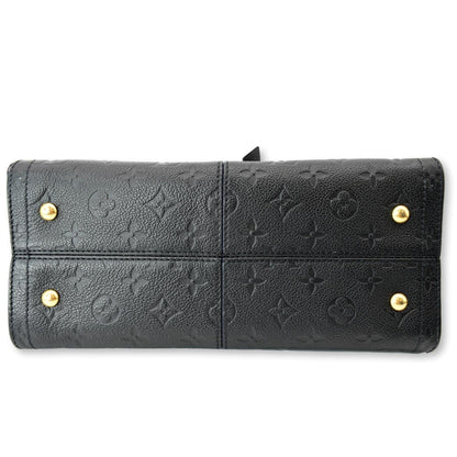 LOUIS VUITTON Sully PM Monogram Empreinte Leather Shoulder Bag Black