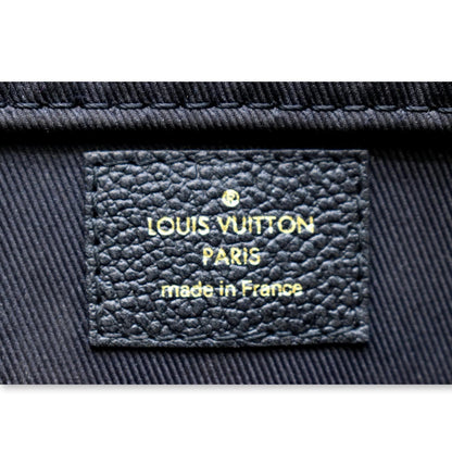 LOUIS VUITTON Sully PM Monogram Empreinte Leather Shoulder Bag Black