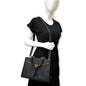 LOUIS VUITTON Sully PM Monogram Empreinte Leather Shoulder Bag Black