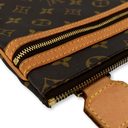 LOUIS VUITTON Bosphore Pochette Monogram Canvas Shoulder Bag Brown
