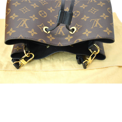 LOUIS VUITTON NeoNoe MM Monogram Canvas Shoulder Bag Brown