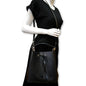 LOUIS VUITTON NeoNoe MM Epi Leatehr Shoulder Bag Black
