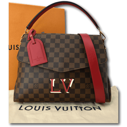 LOUIS VUITTON Beaubourg MM Damier Ebene Shoulder Bag Brown