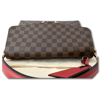 LOUIS VUITTON Beaubourg MM Damier Ebene Shoulder Bag Brown
