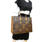 LOUIS VUITTON Onthego GM Giant Monogram Canvas Tote Shoulder Bag Brown