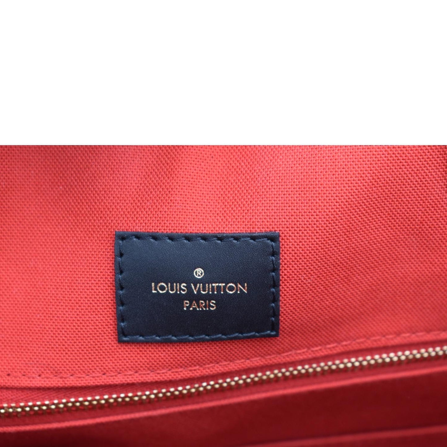 LOUIS VUITTON Onthego GM Giant Monogram Canvas Tote Shoulder Bag Brown