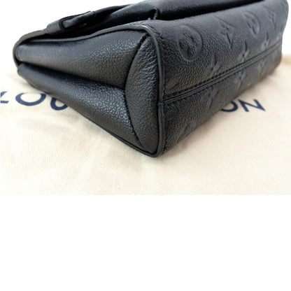 LOUIS VUITTON Vavin BB Monogram Empreinte Leather Shoulder Bag Black