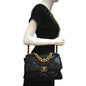 CHANEL 19 Large Flap Quilted Lambskin Leather Shoulder Bag Black - Hot Deals