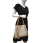 LOUIS VUITTON Propriano Damier Azur Tote Shoulder Bag White