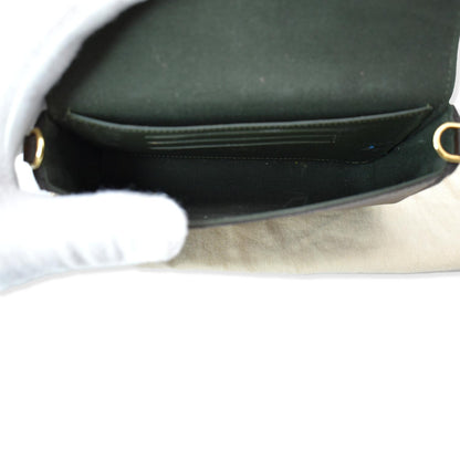 LOUIS VUITTON Felicie Strap & Go Pochette Monogram Canvas Shoulder Bag Brown