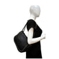 CHANEL CC Chain Around Flap Pebbled Calfskin Shoulder Bag Black