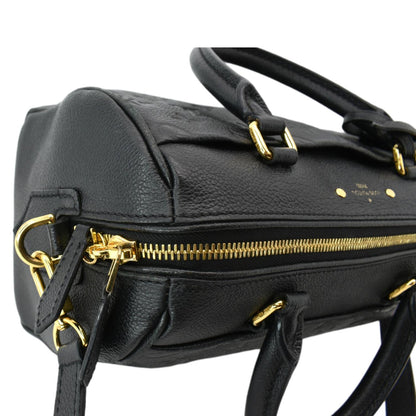 LOUIS VUITTON Speedy Bandouliere 25 Empreinte Leather  Shoulder Bag Black