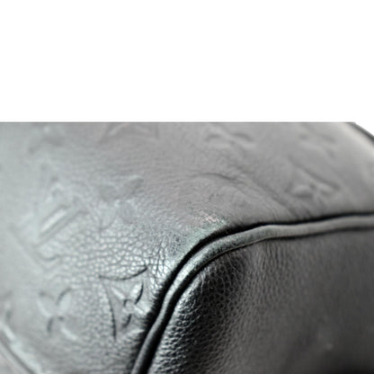 LOUIS VUITTON Speedy Bandouliere 25 Empreinte Leather  Shoulder Bag Black