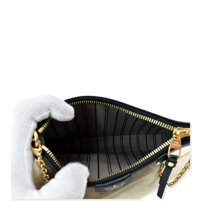 LOUIS VUITTON Easy Pouch on Strap Monogram Empreinte Shoulder Bag Black