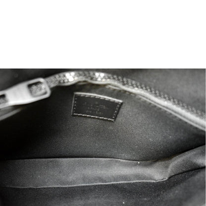 LOUIS VUITTON S-Lock Sling Monogram Leather Shoulder Bag Black